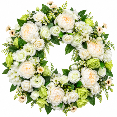 Silk Wreath Flowers | Cemetery Flowers